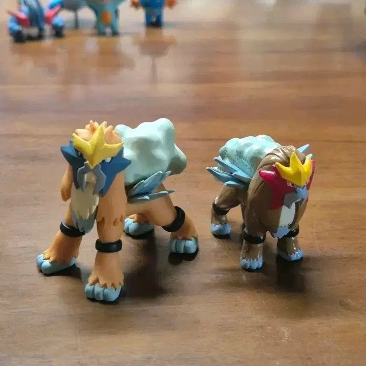 [BUNJANG] Pokemon Moncolle Stereoscopic Encyclopedia Entei Set / 급처) 포켓몬 피규어 몬코레 입체도감 앤테이 세트