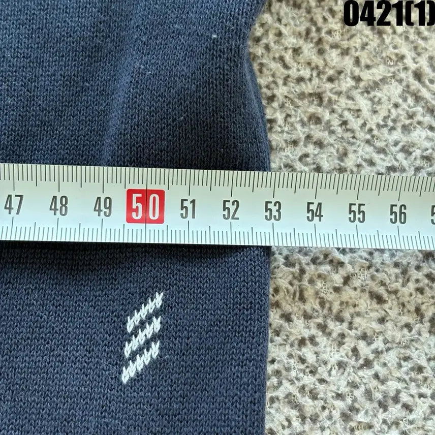 [BUNJANG] Adidas Navy Pattern Knit Sweater (Size 105) / 아디다스 네이비 패턴 니트 105