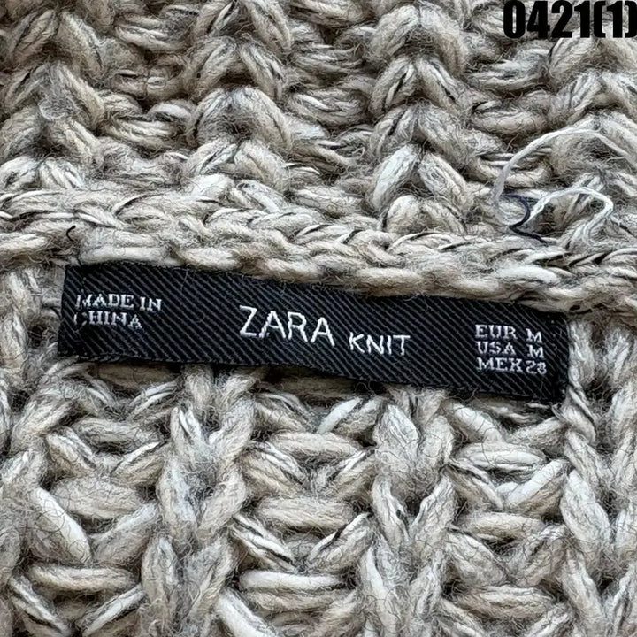 [BUNJANG] ZARA Loose Fit Turtleneck Knit Sweater / 자라 루즈핏 터틀넥 니트 스웨터 M