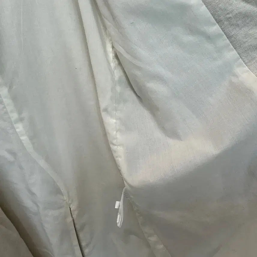 [BUNJANG] Linen Ivory Long Jacket / 린넨 아이보리 롱자켓
