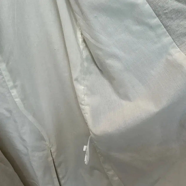[BUNJANG] Linen Ivory Long Jacket / 린넨 아이보리 롱자켓