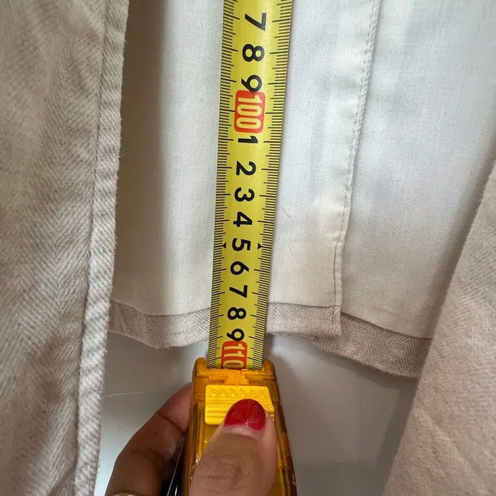 [BUNJANG] Linen Ivory Long Jacket / 린넨 아이보리 롱자켓