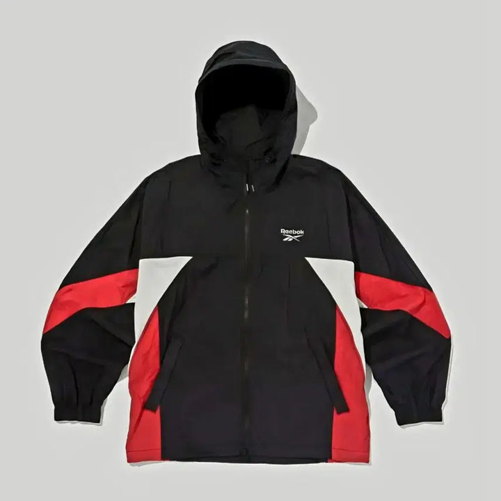 [BUNJANG] Reebok Color Block Mesh Hybrid Windbreaker Jacket / 리복 컬러블록 메쉬 하이브리드 바람막이