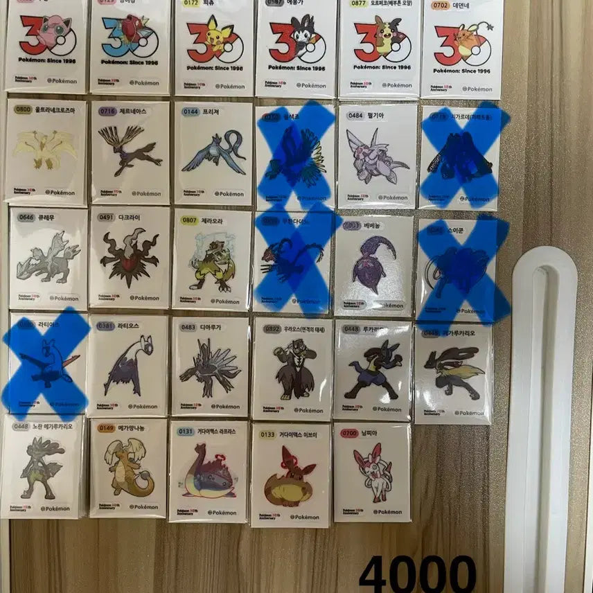 [BUNJANG] Pokemon 30th Anniversary Season 5 Sticker / 포켓몬 띠부씰 30주년 아트웍
