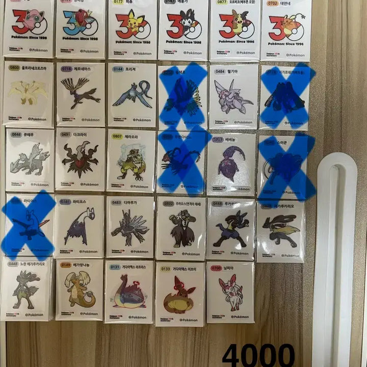 [BUNJANG] Pokemon 30th Anniversary Season 5 Sticker / 포켓몬 띠부씰 30주년 아트웍