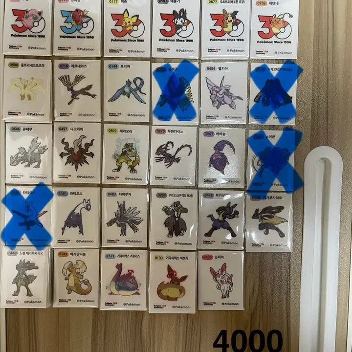 [BUNJANG] Pokemon 30th Anniversary Season 5 Sticker / 포켓몬 띠부씰 30주년 아트웍