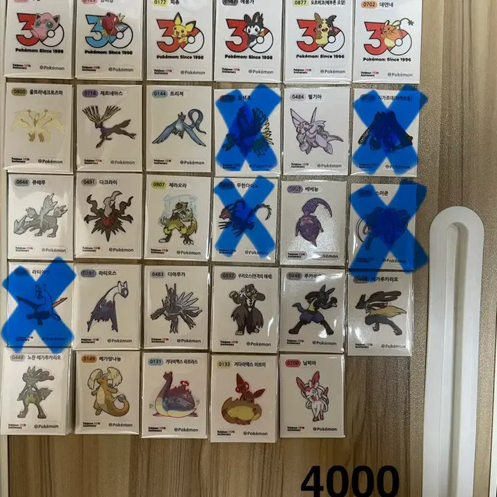 [BUNJANG] Pokemon 30th Anniversary Season 5 Sticker / 포켓몬 띠부씰 30주년 아트웍