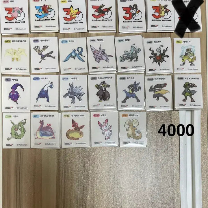 [BUNJANG] Pokemon 30th Anniversary Season 5 Sticker / 포켓몬 띠부씰 30주년 아트웍