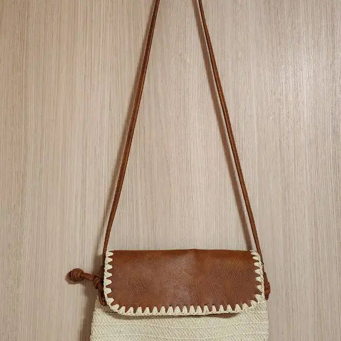 [BUNJANG] Rattan Crossbody Mini Shoulder Bag / 라탄가방 크로스백 미니숄더백
