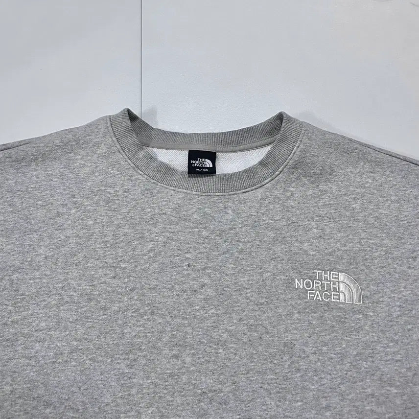 [BUNJANG] The North Face Gray Two Logo Sweatshirt (XL) / [정품] 노스페이스 그레이 투로고 맨투맨 [ XL ]