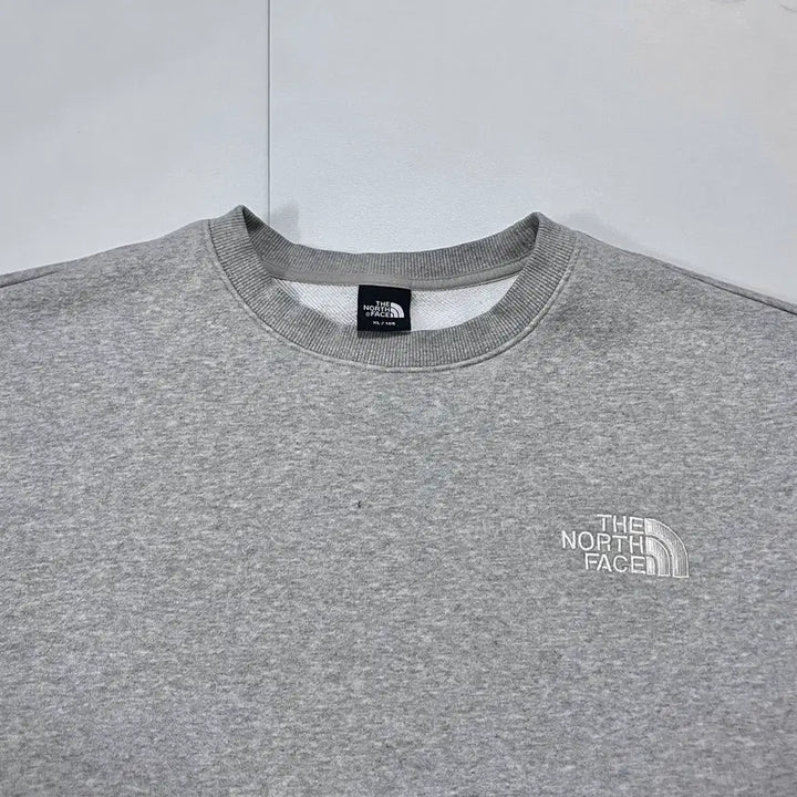 [BUNJANG] The North Face Gray Two Logo Sweatshirt (XL) / [정품] 노스페이스 그레이 투로고 맨투맨 [ XL ]