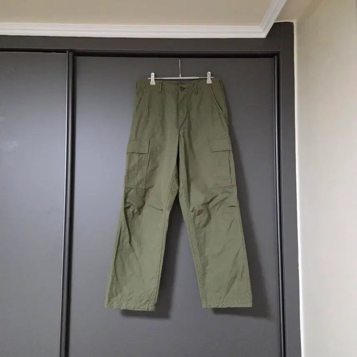 [BUNJANG] OrSlow 6 Pocket Cargo Pants Vintage Fit Army Green / [1] 오어슬로우 6포켓 카고팬츠 빈티지핏 아미 그린 / bdu 밀리터리