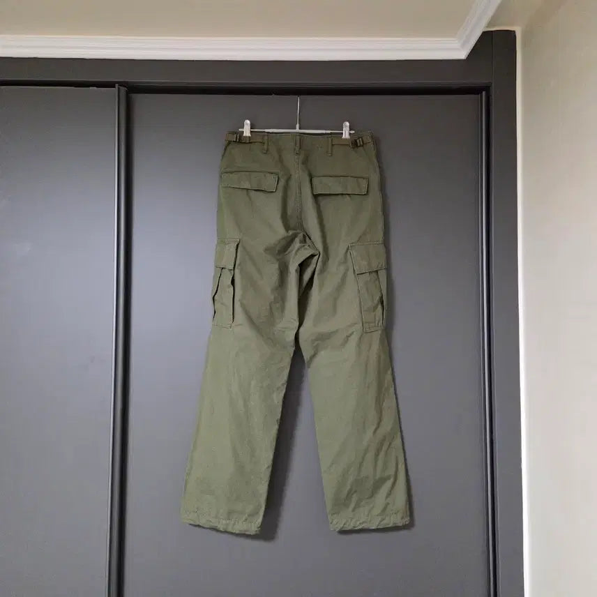 [BUNJANG] OrSlow 6 Pocket Cargo Pants Vintage Fit Army Green / [1] 오어슬로우 6포켓 카고팬츠 빈티지핏 아미 그린 / bdu 밀리터리