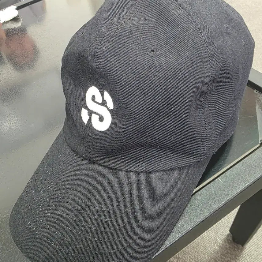 [BUNJANG] Sleepy Sleep SS Logo Ball Cap Hat Black / 슬리피슬립 SS 로고 볼캡 모자 블랙