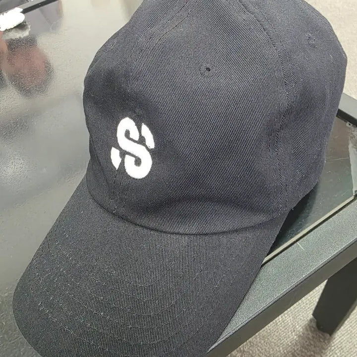 [BUNJANG] Sleepy Sleep SS Logo Ball Cap Hat Black / 슬리피슬립 SS 로고 볼캡 모자 블랙