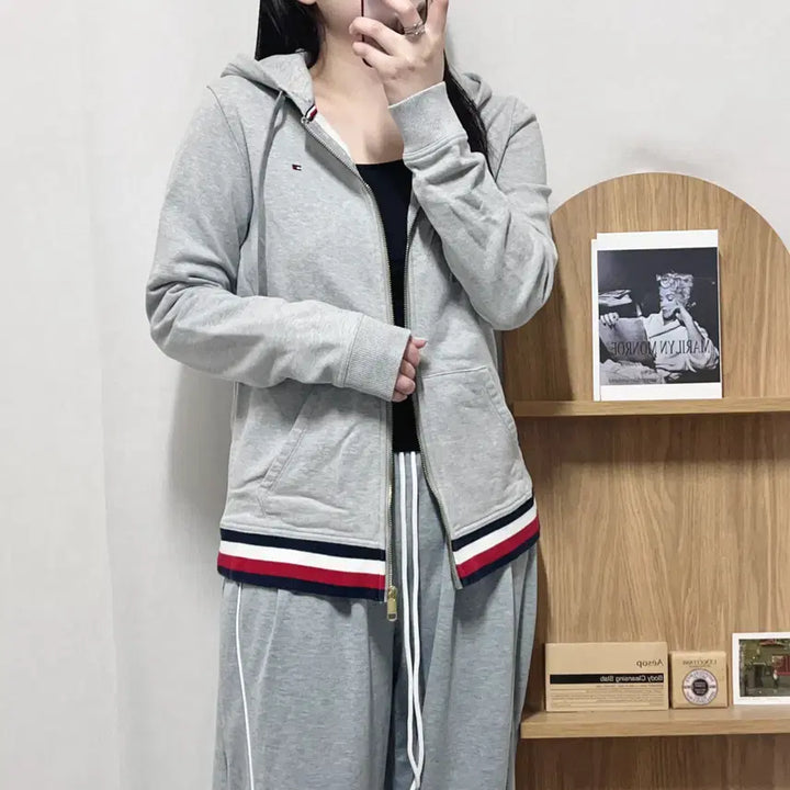 [BUNJANG] Tommy Hilfiger Grey Hoodie (M) / [정품] 타미 그레이 후집 [ M ]