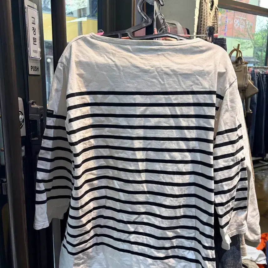 [BUNJANG] Saint James Striped Long Sleeve T-shirt / 세인트제임스 스트라이프 긴팔 티셔츠