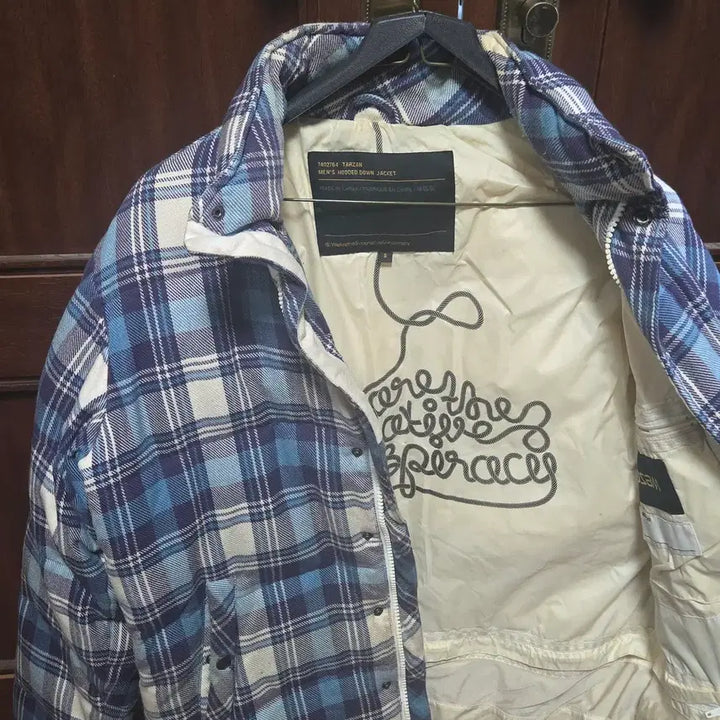 [BUNJANG] Wesc Check Padded Jumper Jacket / wesc 보드복 체크 패딩 점퍼