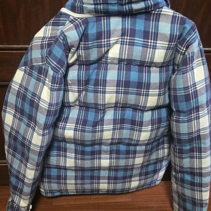 [BUNJANG] Wesc Check Padded Jumper Jacket / wesc 보드복 체크 패딩 점퍼
