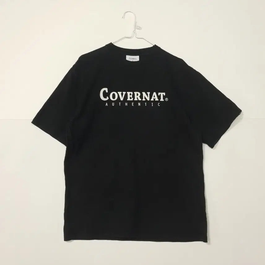 [BUNJANG] Covernat Black Short Sleeve T-shirt / 커버낫 블랙 반팔 티셔츠 1001204