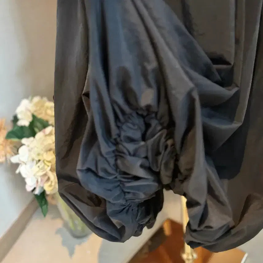 [BUNJANG] Black Volume Long Skirt / 블랙 롱 스커트