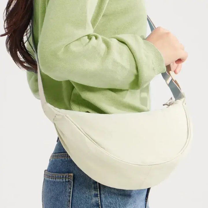 [BUNJANG] Ivory Cross Shoulder Bag / (새상품) 아이보리 크로스 숄더백