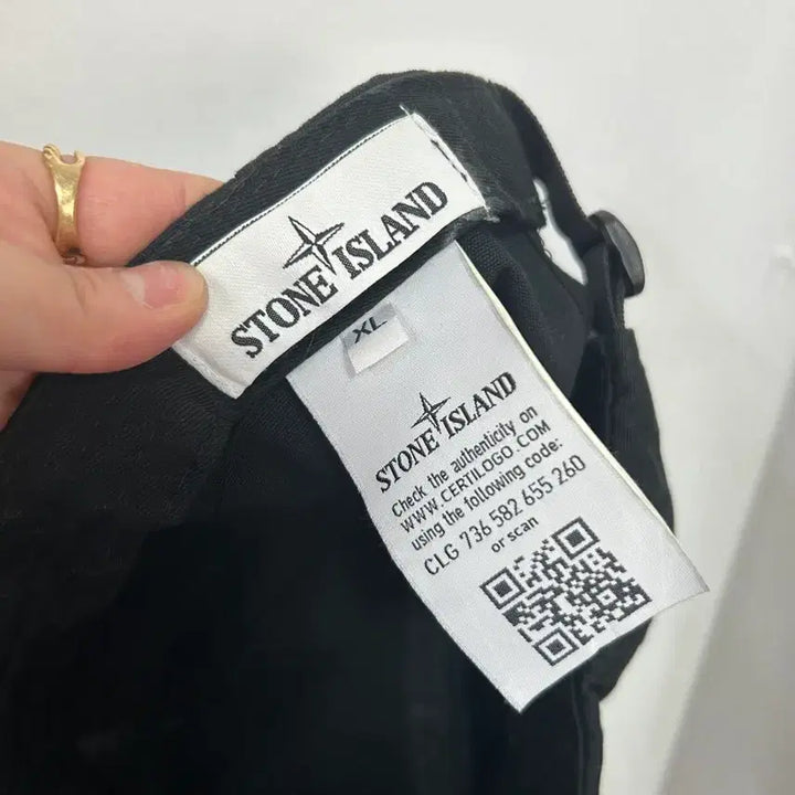 [SOLD OUT] 스톤아일랜드 블랙 볼캡 XL