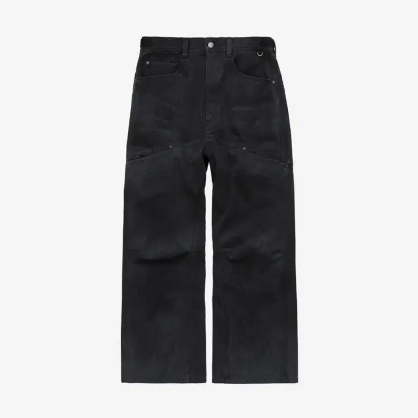[BUNJANG] Polytelu Textured Narrow Pants Charcoal / 3)폴리테루 텍스쳐드 내로우 팬츠 레오파드 차콜
