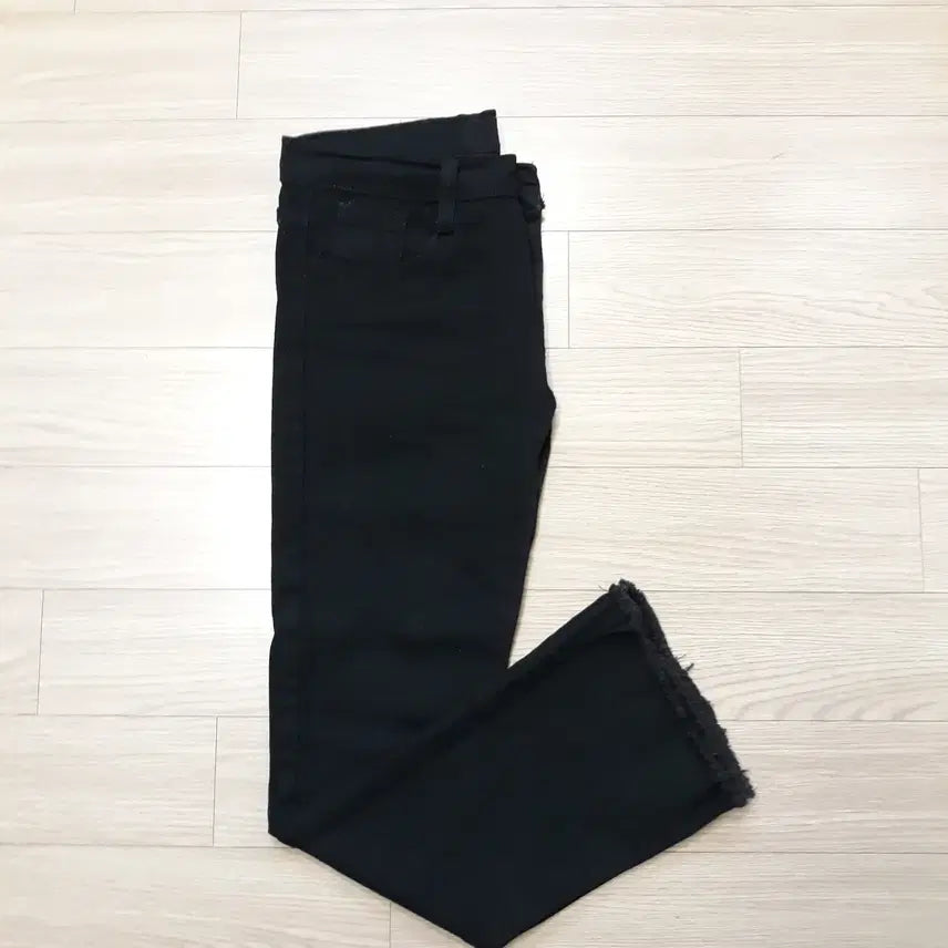 [SOLD OUT] 바지 면스판 밴딩 세미부츠컷 팬츠 2벌 일괄
