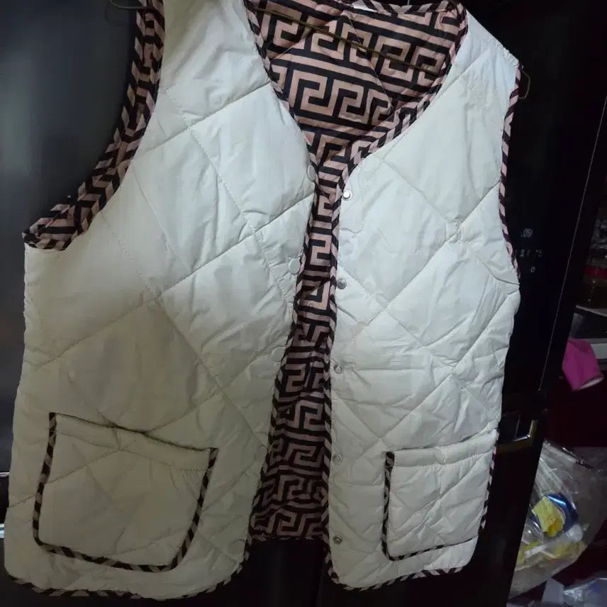[BUNJANG] Quilted Vest Pattern / 퀼팅 누빔 조끼 패턴 배색