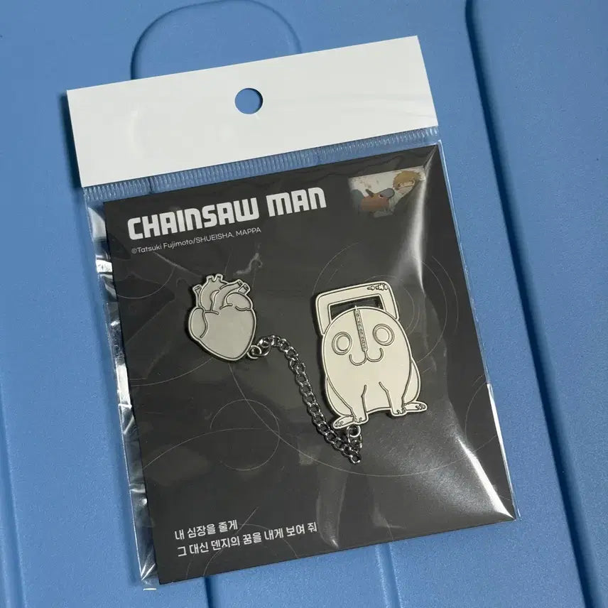 [BUNJANG] Chainsaw Man Pochita Heart Pin Badge / 체인소맨 홍대팝업 마파 포치타 심장 핀뱃지 mappa