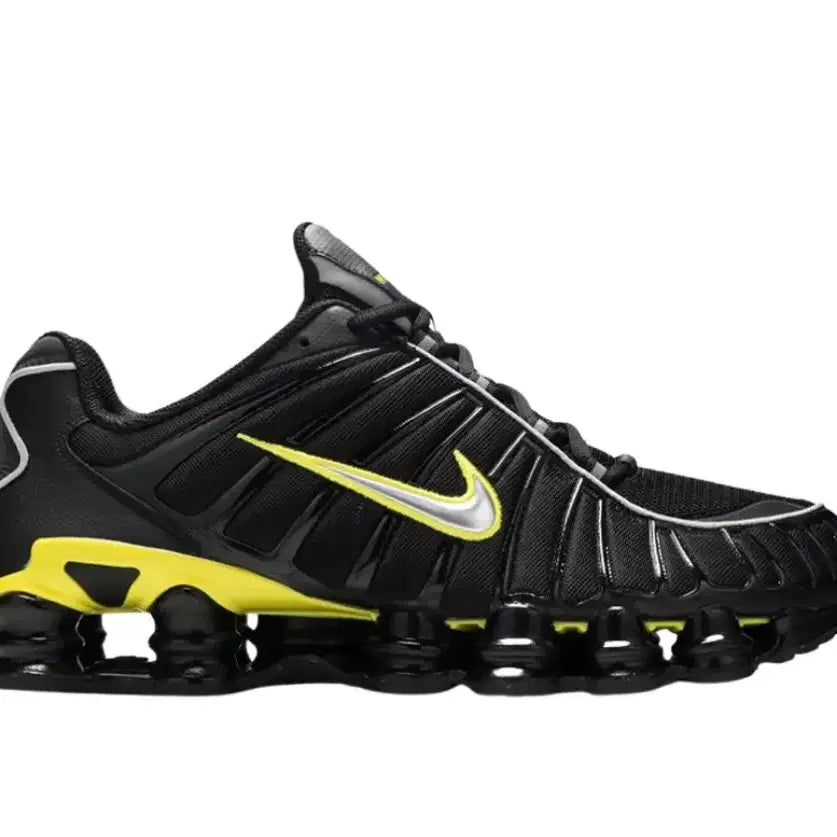 [BUNJANG] Nike Shox TL Black Dynamic Yellow Sneakers / 나이키 샥스TL 블랙 다이나믹 옐로우 285