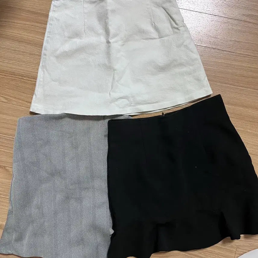 [BUNJANG] 3-Piece Skirt and Skort Set / (개별구매가능)미니스커트/치마바지 3종 세트 일괄