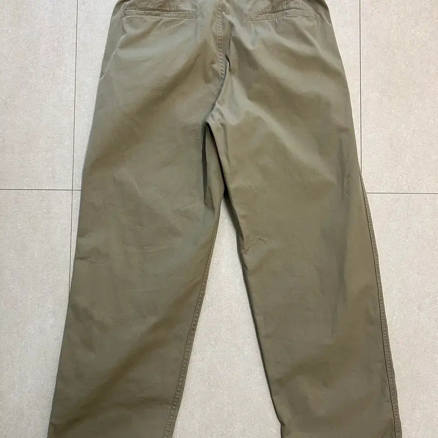[BUNJANG] Woodbee Two Pleated Chino Pants Khaki Beige Size 2 / 우드비 투플렛치노팬츠/카키베이지(2)