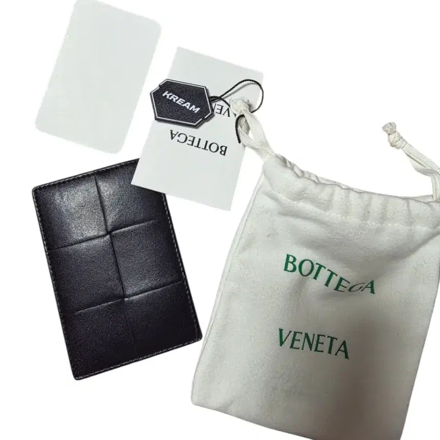 [BUNJANG] Bottega Veneta Cassette Card Case Black Lambskin / 보테가 베네타 카세트 카드 케이스 블랙 (풀구성)