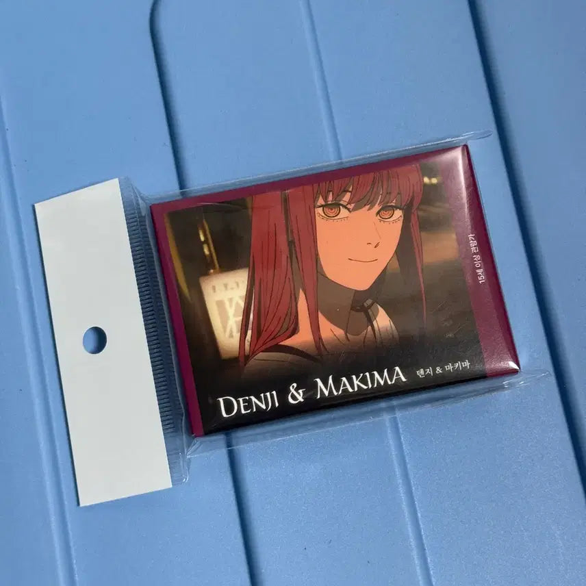 [BUNJANG] Chainsaw Man Hongdae Pop-up Video Tape Keychain Makima Denji / 체인소맨 홍대팝업 비디오테이프 키링 마키마 덴지