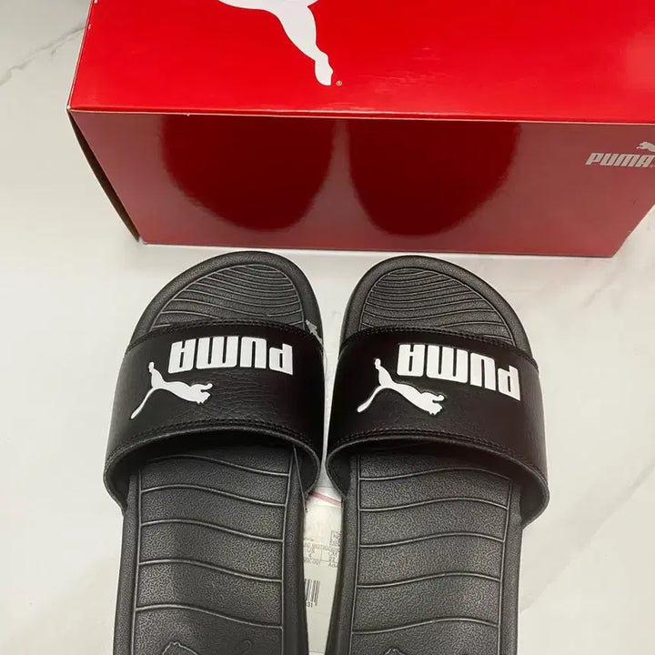 [BUNJANG] Puma Pothcat Slippers Black 220mm / 푸마 팟캣 슬리퍼 블랙 새상품 220mm