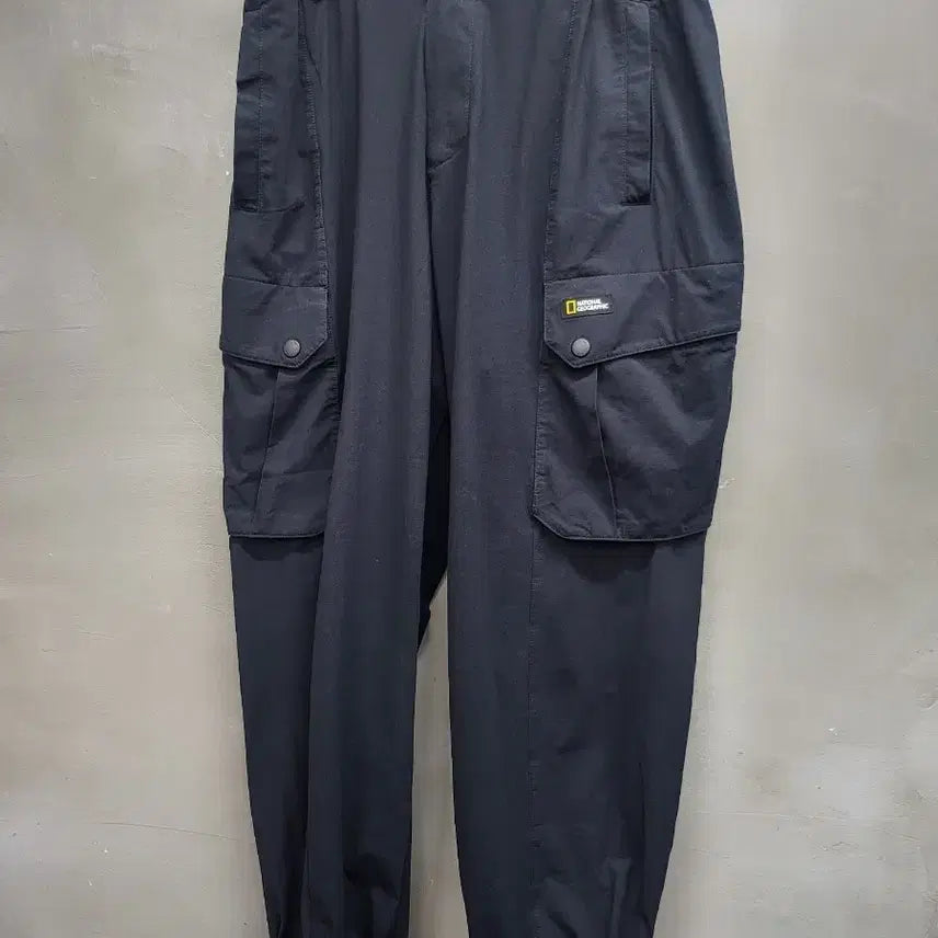 [BUNJANG] National Geographic Black Cargo Pants / 내셔널지오그래픽 블랙 카고 바지 30 32