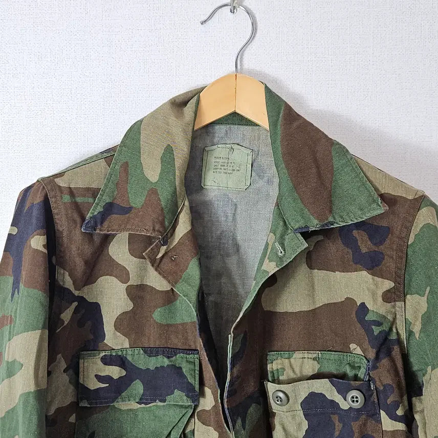 [BUNJANG] 80s Woodland US Army Original BDU Jacket (Size M) / 80s 우드랜드 미군 고어텍스 US ARMY 오리지널 BDU 자켓 M