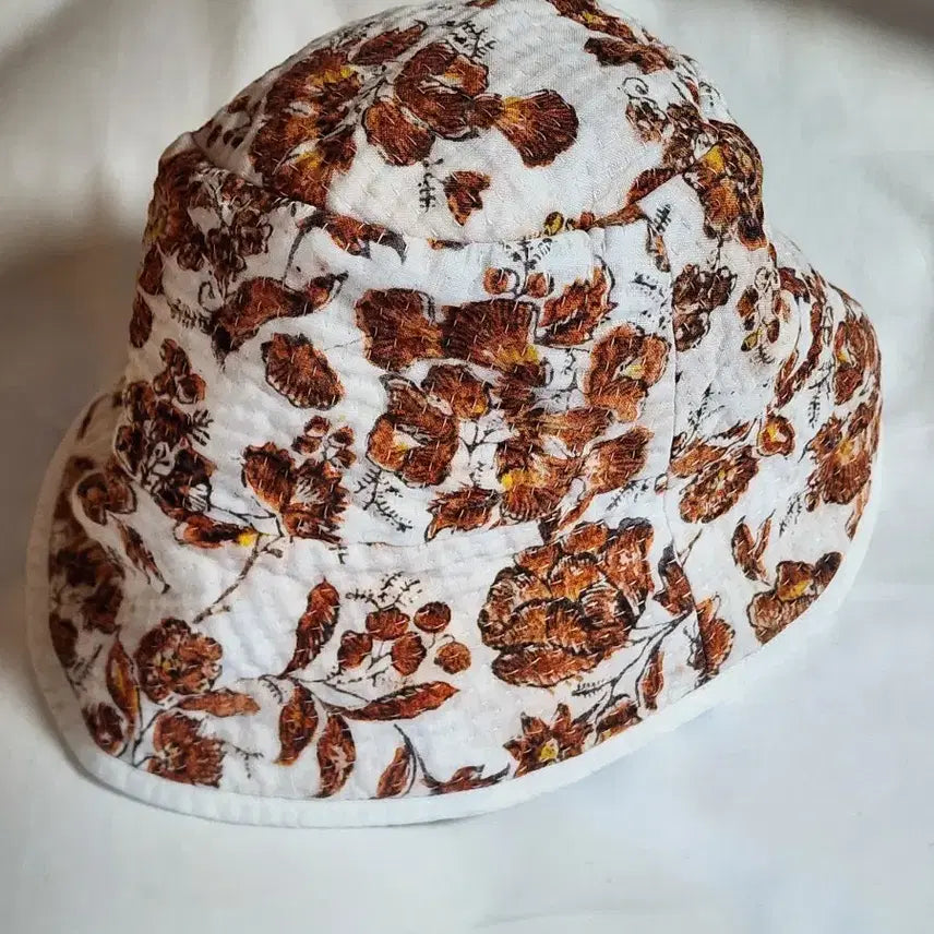 [BUNJANG] Loro Piana Floral Linen Bucket Hat / 로로피아나 플로럴 린넨 햇 S