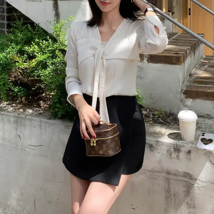 [BUNJANG] Mariette Wrap Style Skirt Shorts Mini Skirt Black S / (새상품) 메리엣 제작 랩스타일 치마바지 미니스커트 블랙 S