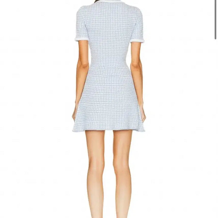 [BUNJANG] Self-Portrait Knitted Mini Dress / self-portrait 셀프포트레이트 블루 니트 미니 드레스