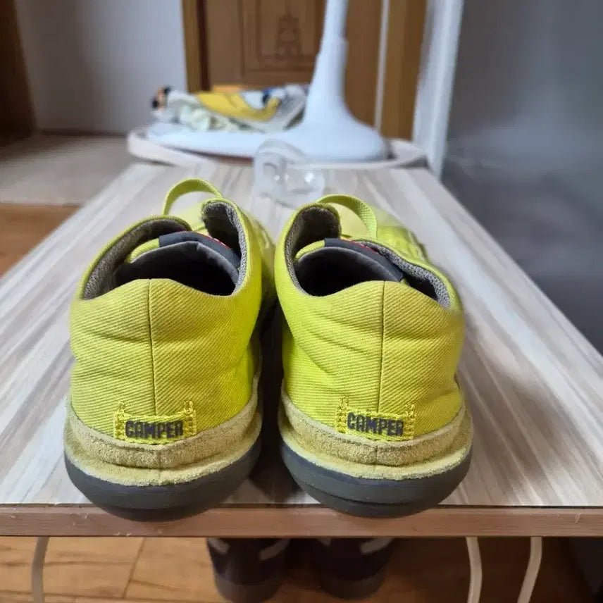 [BUNJANG] Camper Yellow Slip-On Sneakers / 캠퍼 옐로우 슬립온 운동화