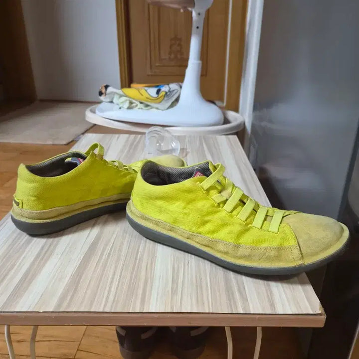 [BUNJANG] Camper Yellow Slip-On Sneakers / 캠퍼 옐로우 슬립온 운동화