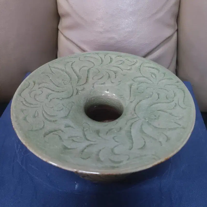 [BUNJANG] Yuan Dynasty Celadon Porcelain Bowl / 원대기물/용천청자.타구.