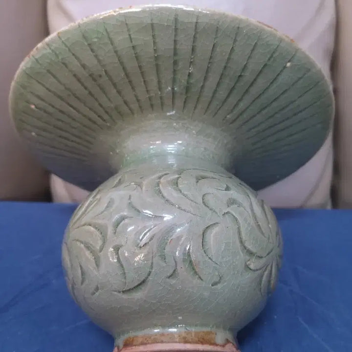 [BUNJANG] Yuan Dynasty Celadon Porcelain Bowl / 원대기물/용천청자.타구.