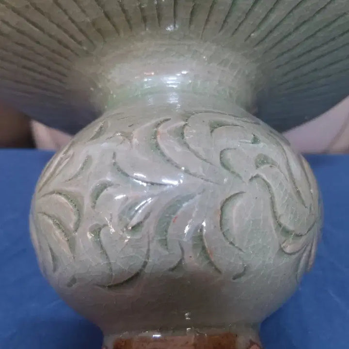 [BUNJANG] Yuan Dynasty Celadon Porcelain Bowl / 원대기물/용천청자.타구.