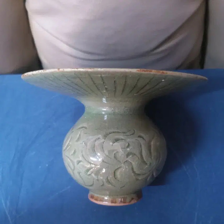 [BUNJANG] Yuan Dynasty Celadon Porcelain Bowl / 원대기물/용천청자.타구.