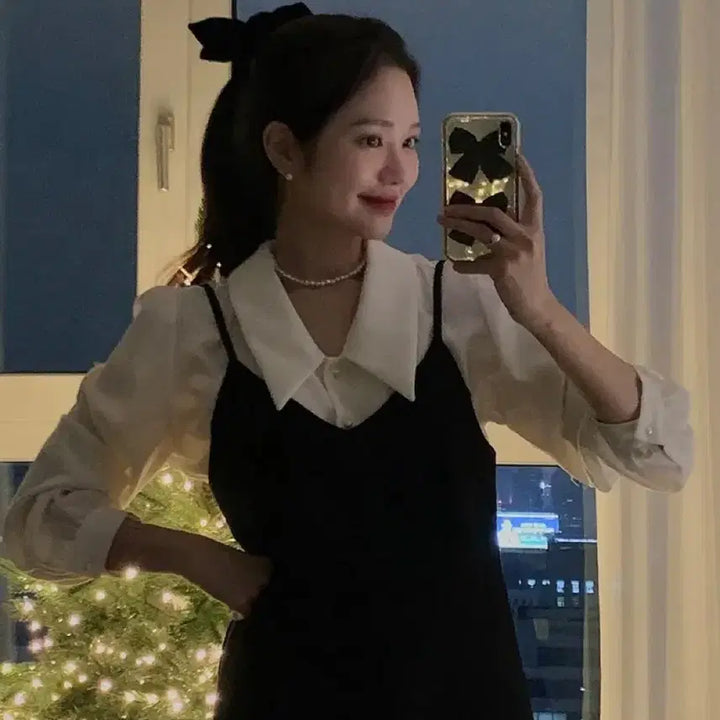 [BUNJANG] Dalt Glam Ivory Blouse / 달트 글램 블라우스(아이보리)