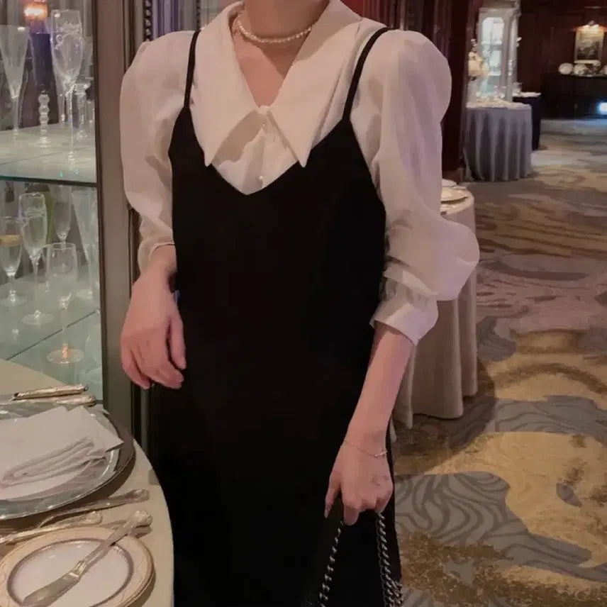[BUNJANG] Dalt Glam Ivory Blouse / 달트 글램 블라우스(아이보리)